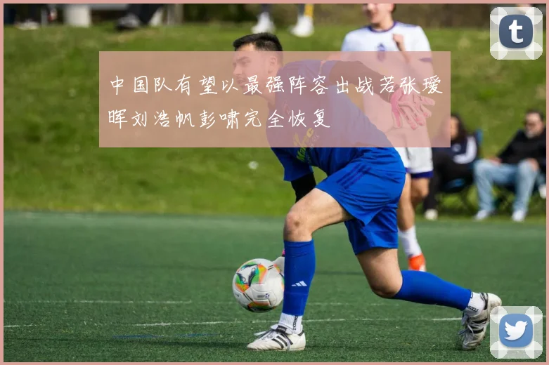 中国队有望以最强阵容出战若张瑷晖刘浩帆彭啸完全恢复